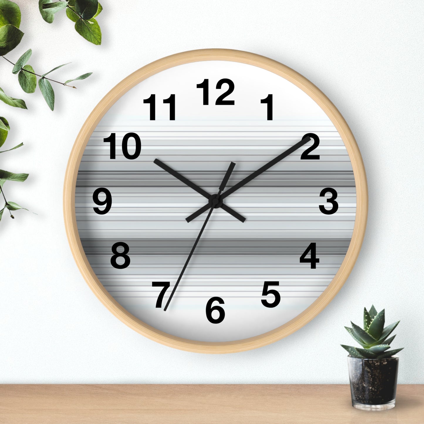 Modern Minimalist Wall Clock, Home Decor, Office Decor, Gift for Her, Unique Timepiece, Stylish Wall Art