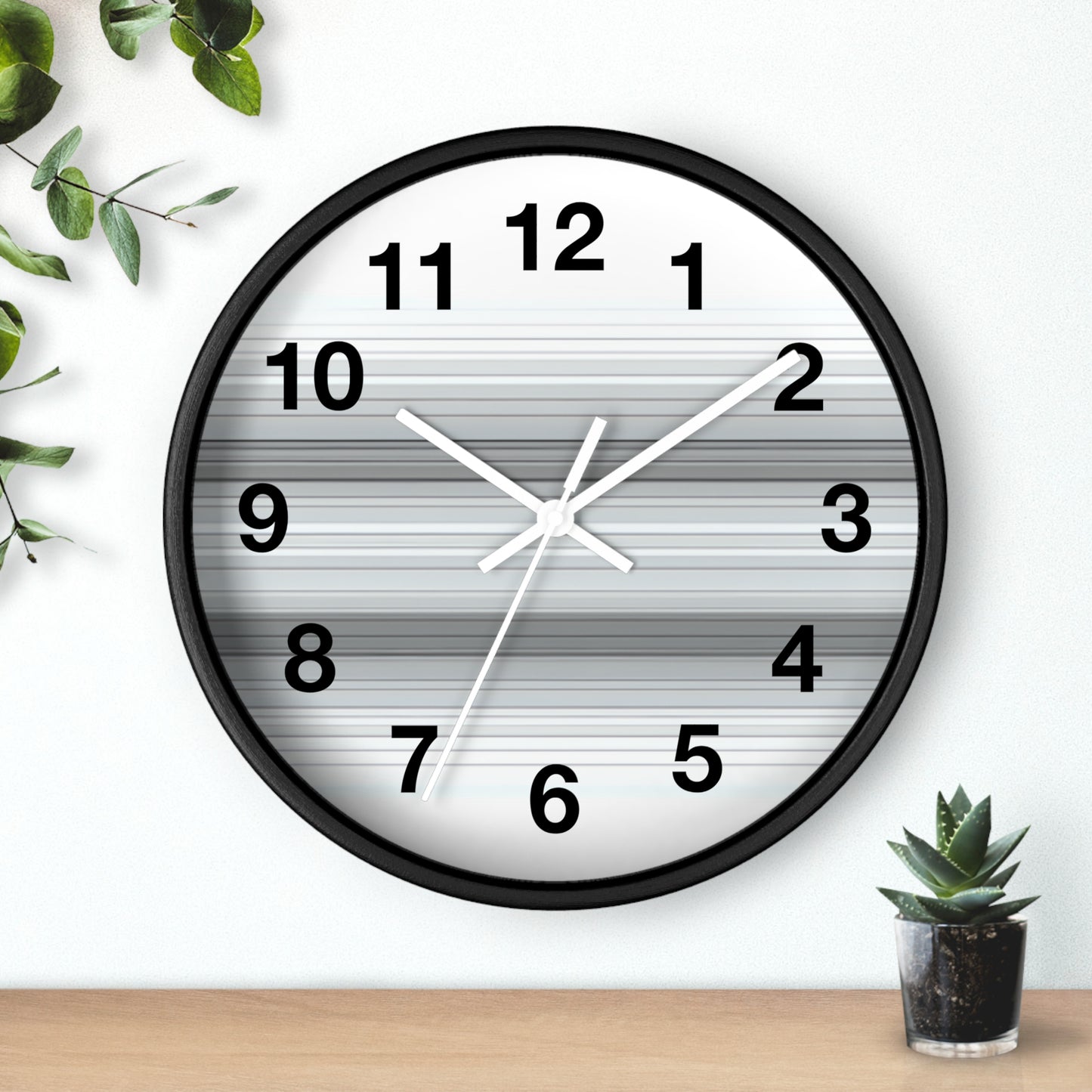 Modern Minimalist Wall Clock, Home Decor, Office Decor, Gift for Her, Unique Timepiece, Stylish Wall Art