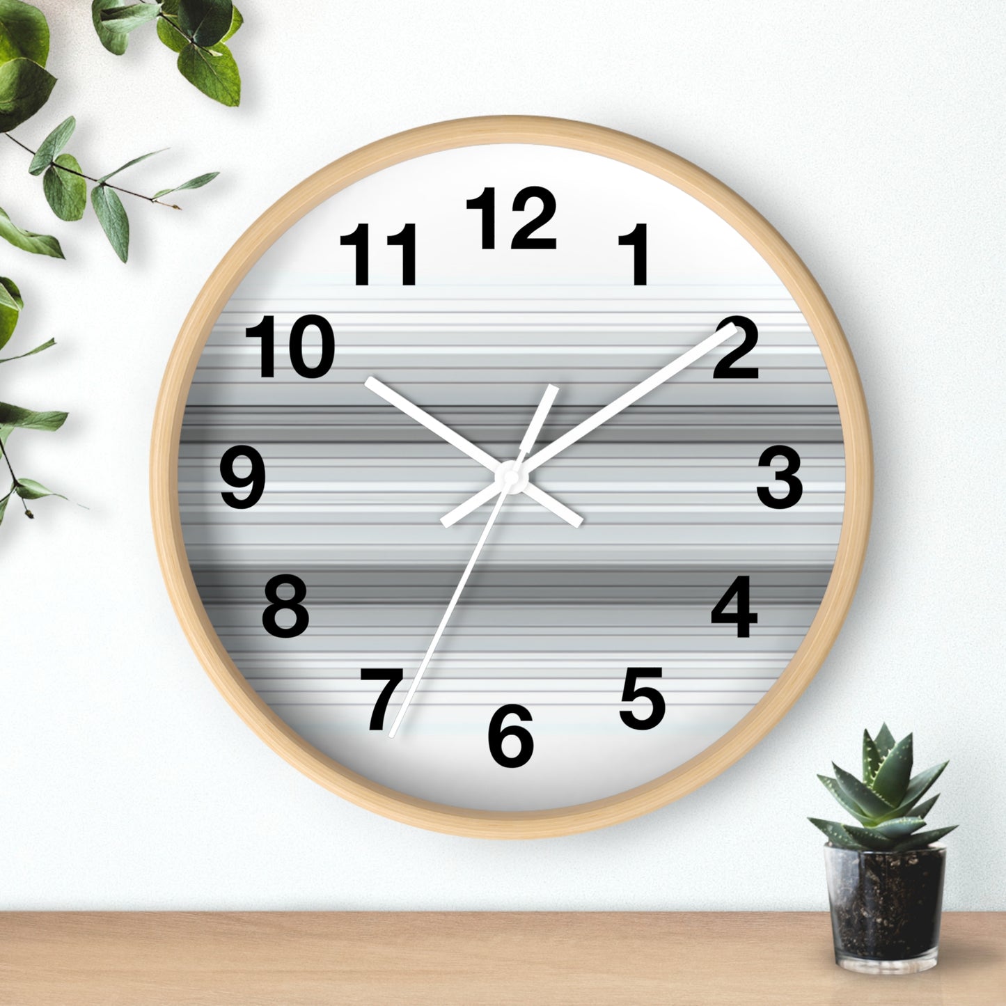 Modern Minimalist Wall Clock, Home Decor, Office Decor, Gift for Her, Unique Timepiece, Stylish Wall Art