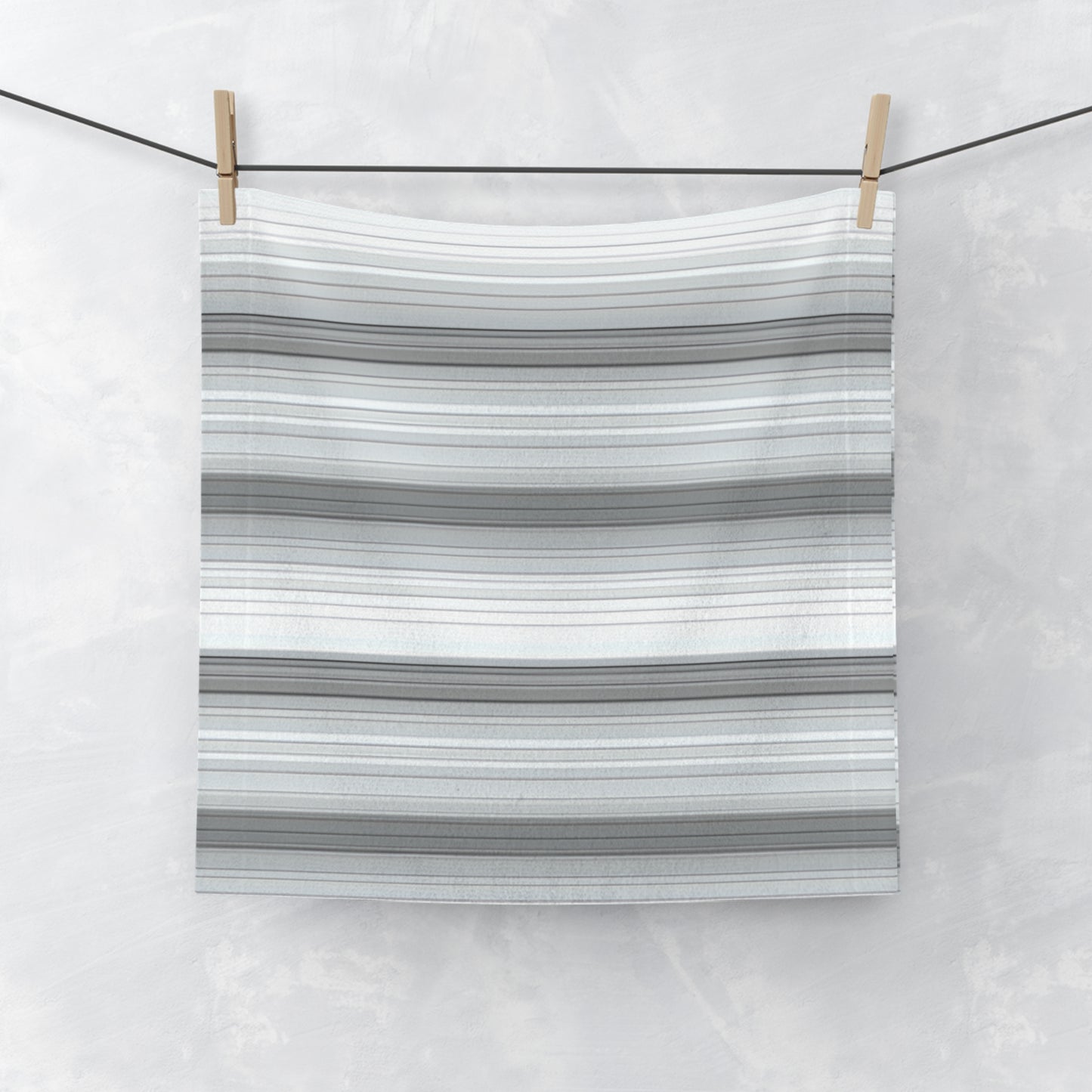 Stylish Face Towel for Home Spa, Guest Bathroom Gift, Soft Cotton Washcloth, Bathroom Accessory, Minimalist Decor