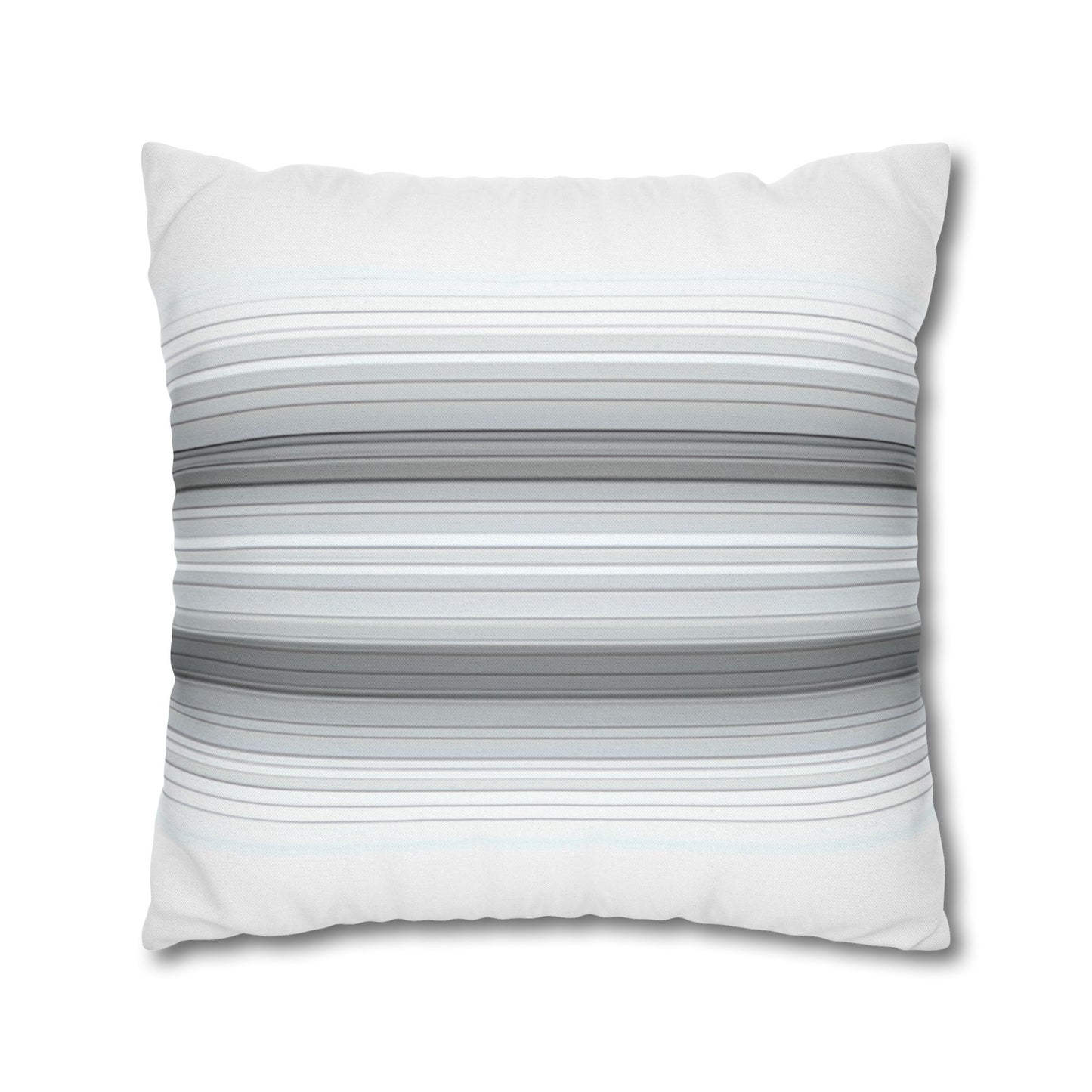 Elegant Striped Square Pillowcase, Cozy Home Decor, Living Room Accent, Minimalist Gift, Bedroom Accessory, Modern Cushion Cover