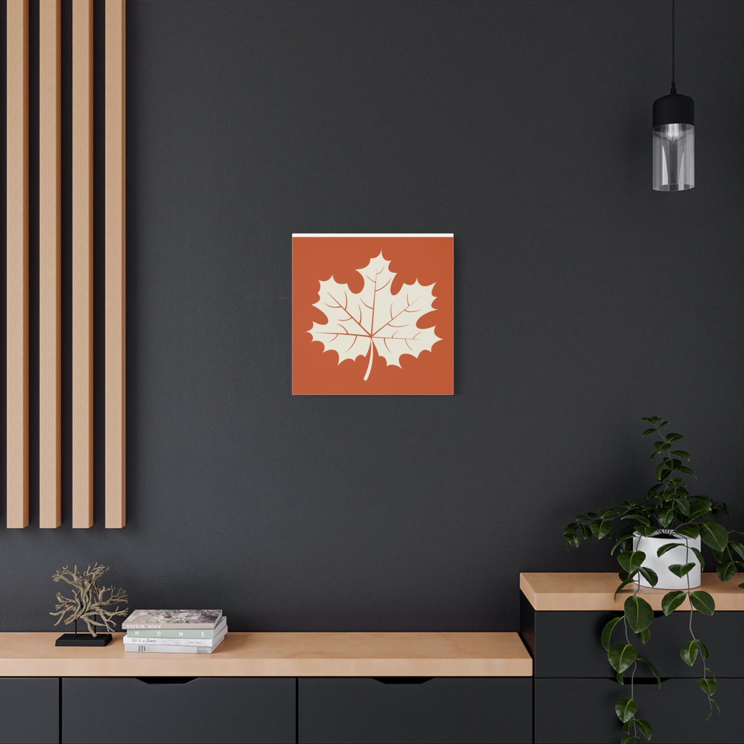 Autumn Themed Canvas Print, Thanksgiving Home Decor, Seasonal Wall Art, Fall Decor, Harvest Celebration Artwork