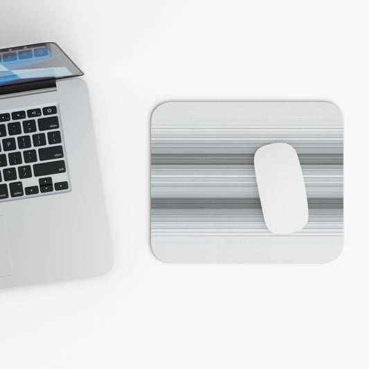 Sleek Minimalist Mouse Pad, Modern Desk Accessories, Office Decor, Work From Home Gifts, Computer Accessories, Grey Striped Design
