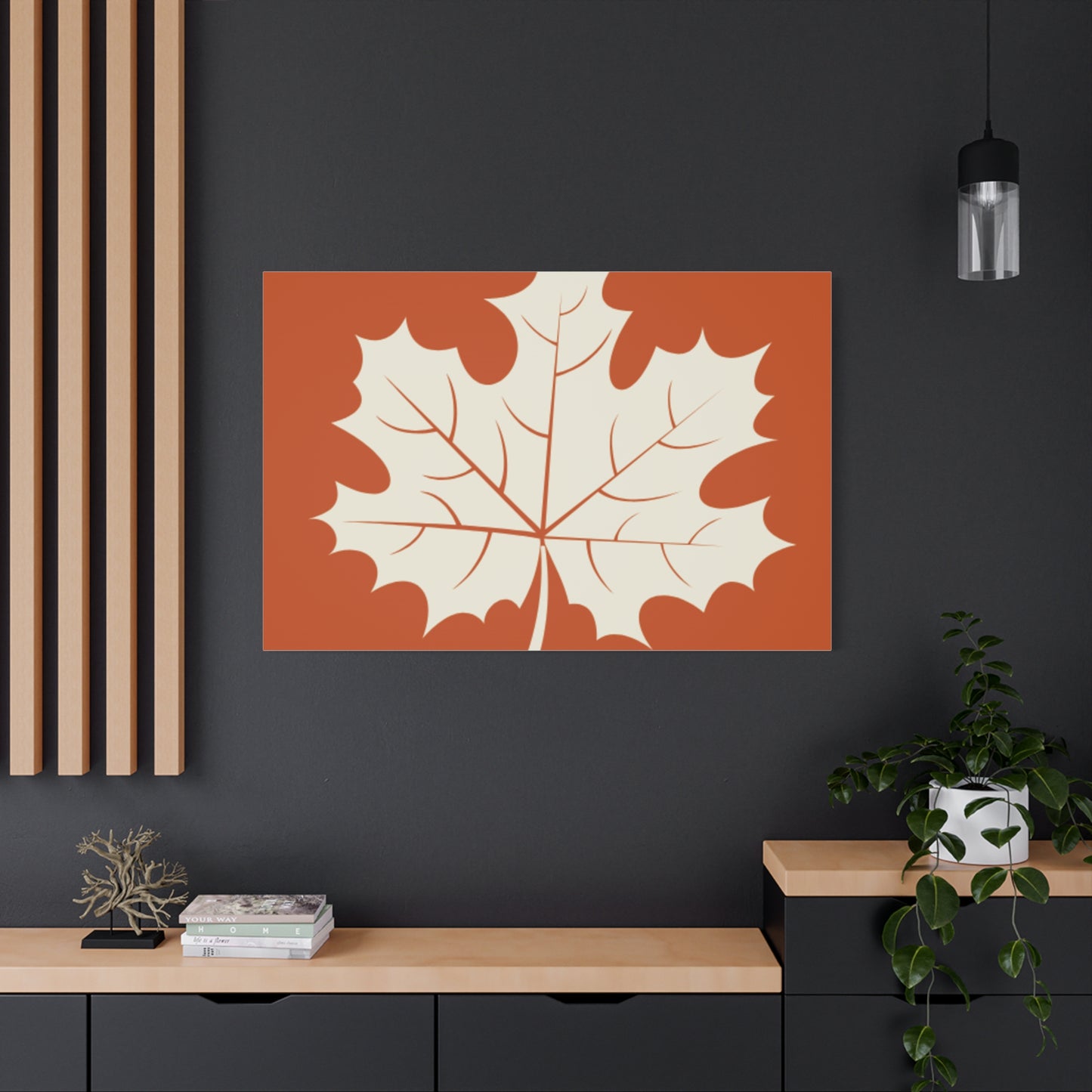 Autumn Themed Canvas Print, Thanksgiving Home Decor, Seasonal Wall Art, Fall Decor, Harvest Celebration Artwork