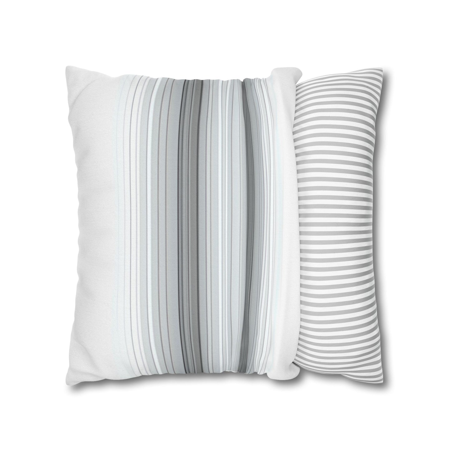 Elegant Striped Square Pillowcase, Cozy Home Decor, Living Room Accent, Minimalist Gift, Bedroom Accessory, Modern Cushion Cover
