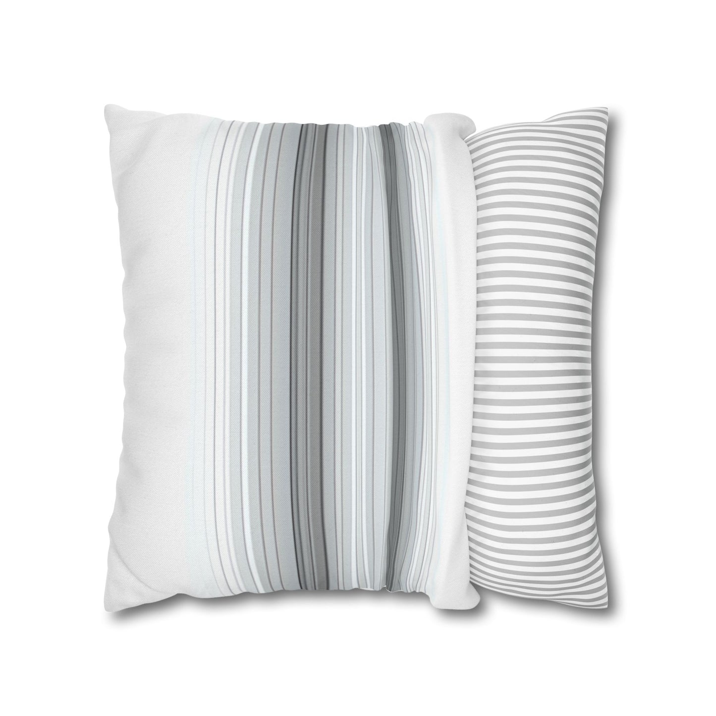 Elegant Striped Square Pillowcase, Cozy Home Decor, Living Room Accent, Minimalist Gift, Bedroom Accessory, Modern Cushion Cover