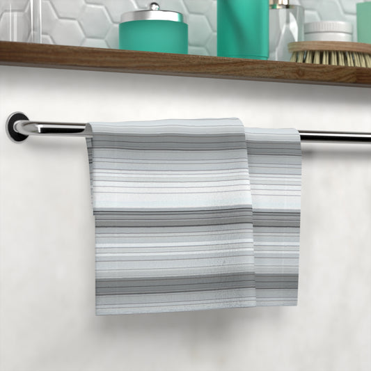 Stylish Face Towel for Home Spa, Guest Bathroom Gift, Soft Cotton Washcloth, Bathroom Accessory, Minimalist Decor