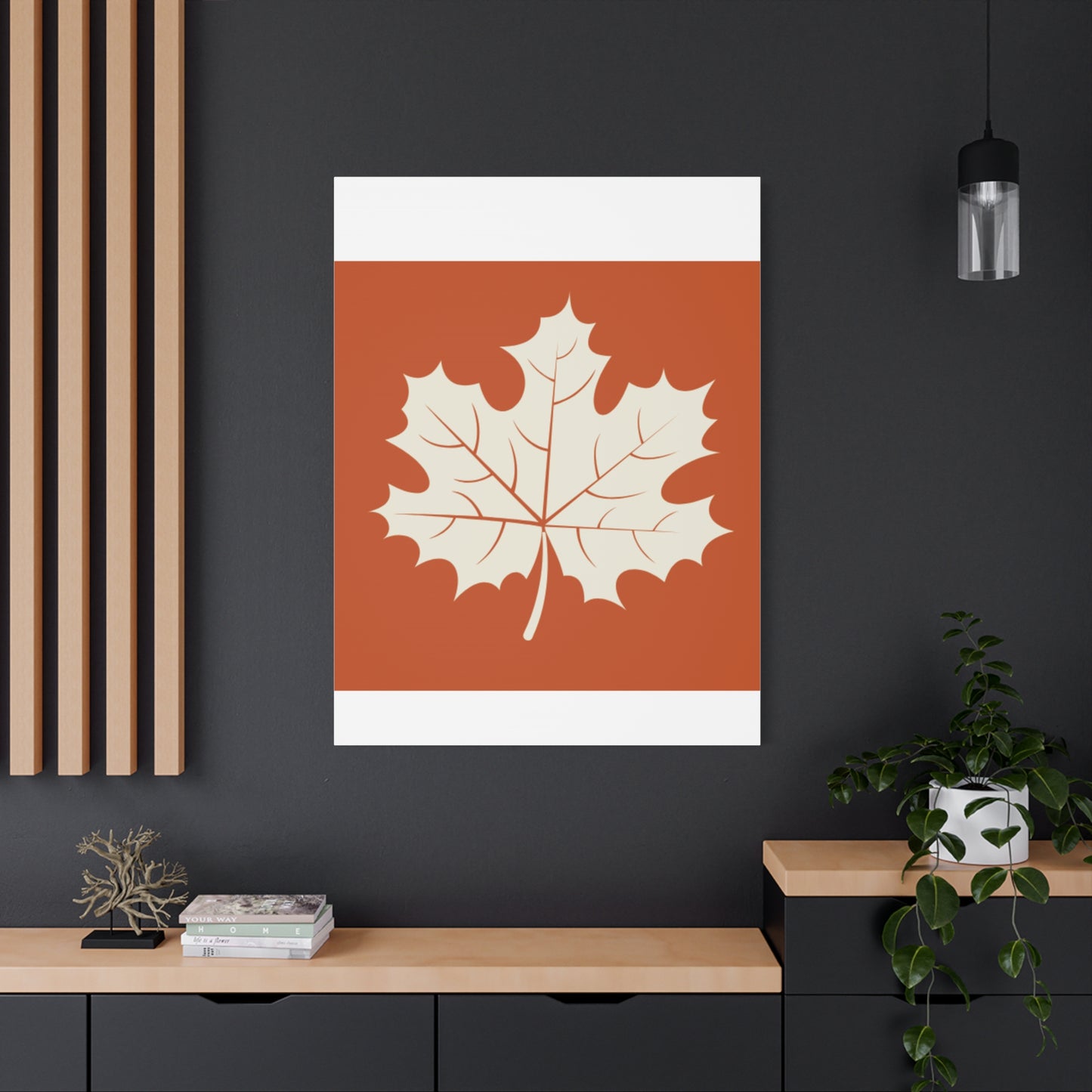 Autumn Themed Canvas Print, Thanksgiving Home Decor, Seasonal Wall Art, Fall Decor, Harvest Celebration Artwork