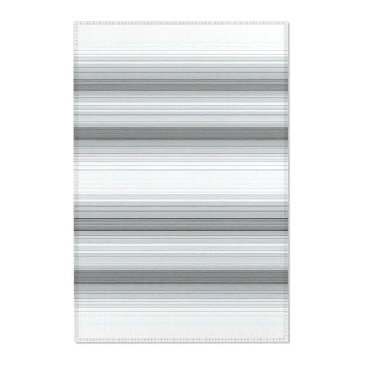 Modern Geometric Area Rugs - Gray Stripe Design for Living Room, Bedroom, Home Decor, Stylish Floor Covering, Cozy Vibes