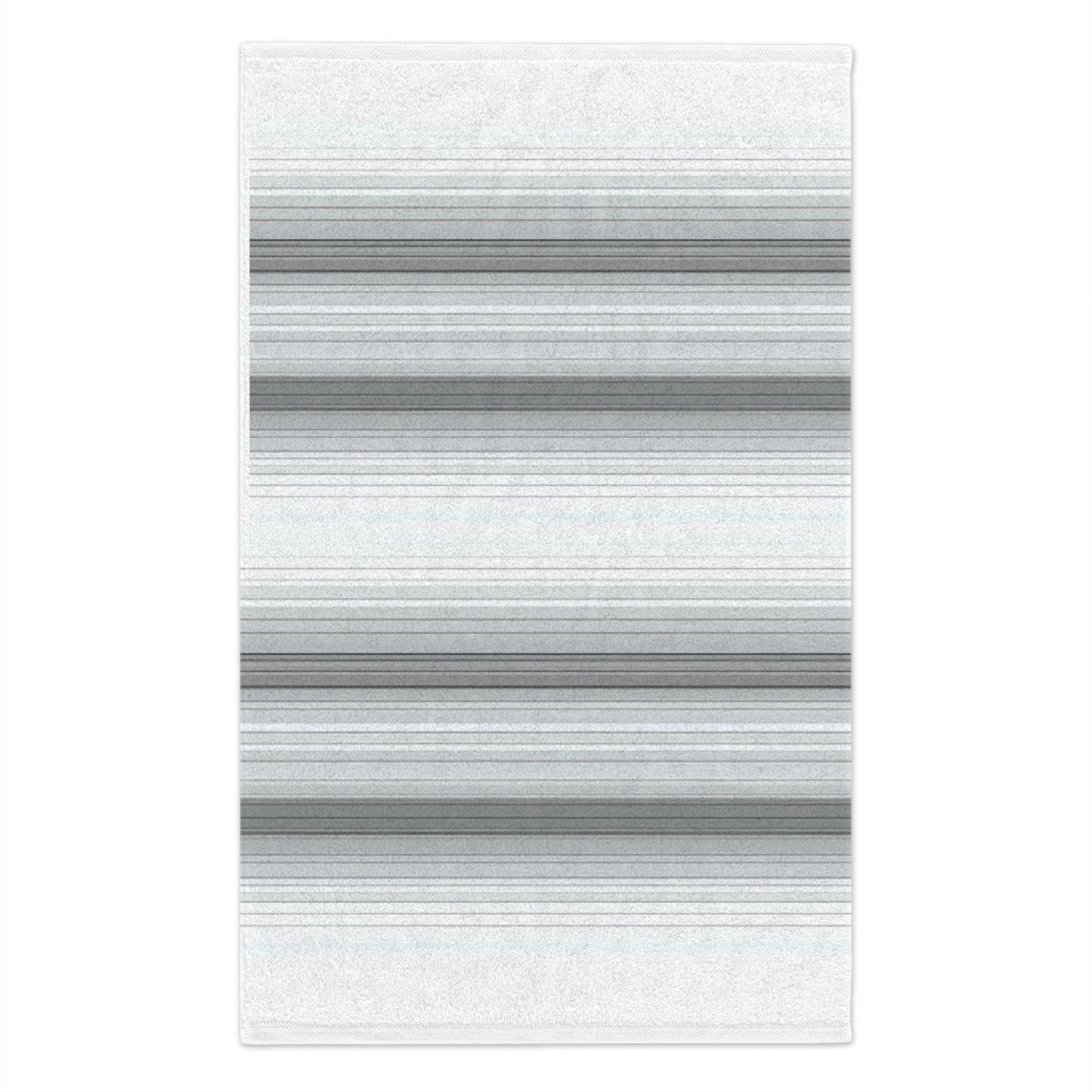 Stylish Rally Towel, Sports Towel, Gym Towel, Game Day Essential, Great for Fans, Grey Striped Design