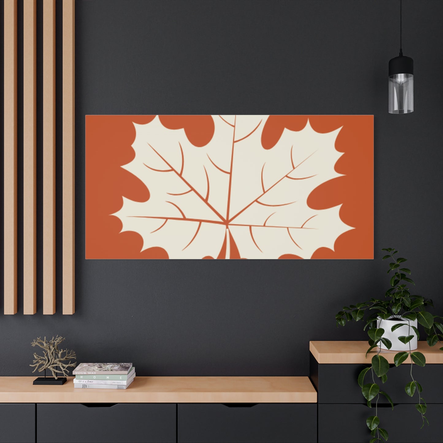 Autumn Themed Canvas Print, Thanksgiving Home Decor, Seasonal Wall Art, Fall Decor, Harvest Celebration Artwork