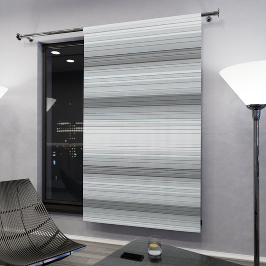 Modern Striped Window Curtain, Elegant Home Decor, Living Room Drapes, Bedroom Window Treatment, Minimalist Design