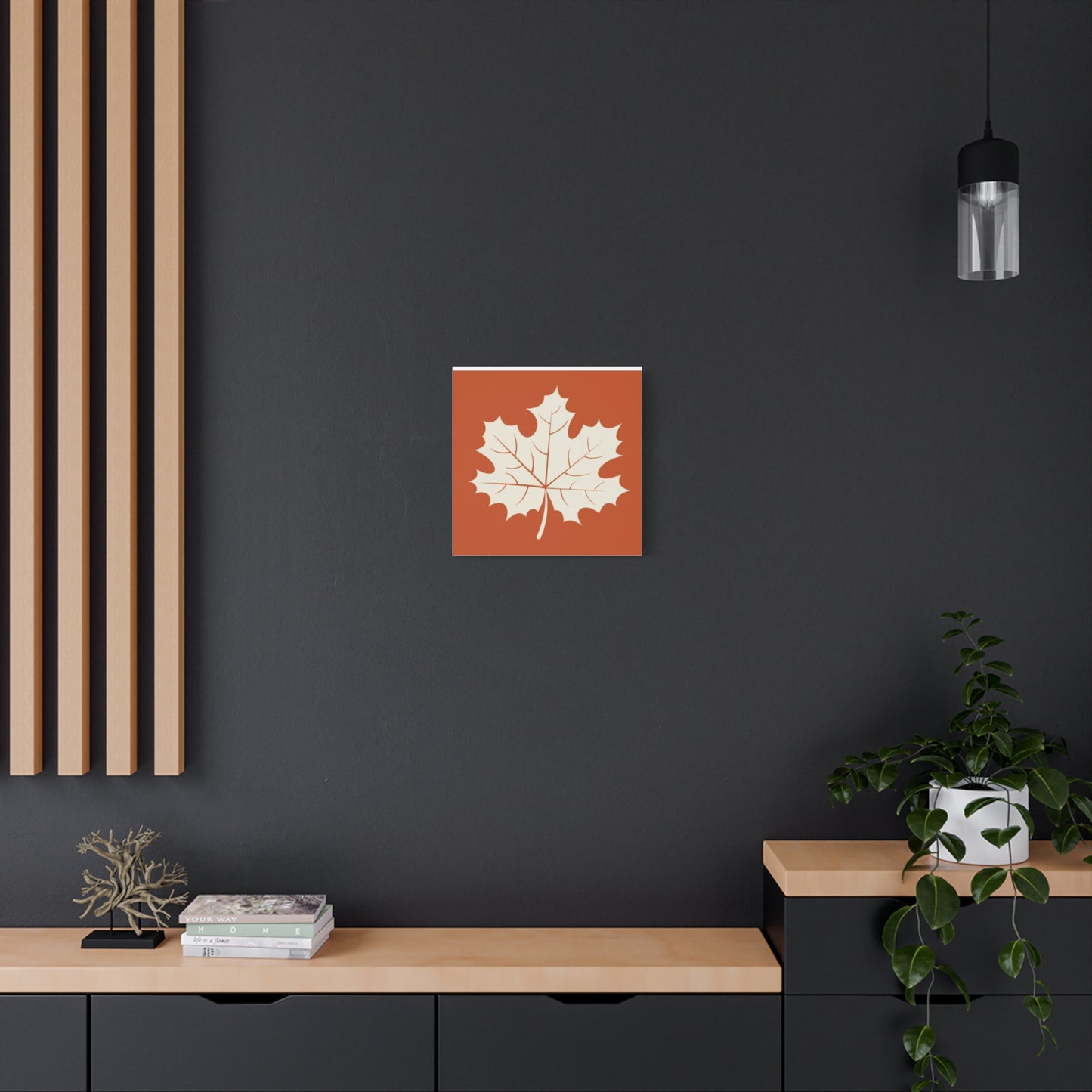 Autumn Themed Canvas Print, Thanksgiving Home Decor, Seasonal Wall Art, Fall Decor, Harvest Celebration Artwork