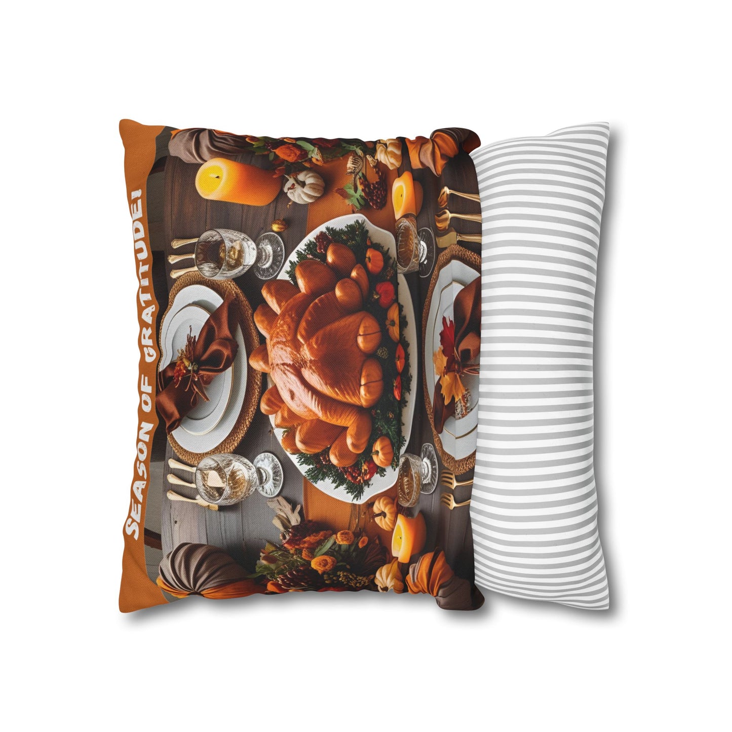 Thanksgiving Decor Pillowcase - Season of Gratitude, Fall Home Decor, Harvest Pillow, Autumn Accent, Thanksgiving Gift, Holiday Cushion