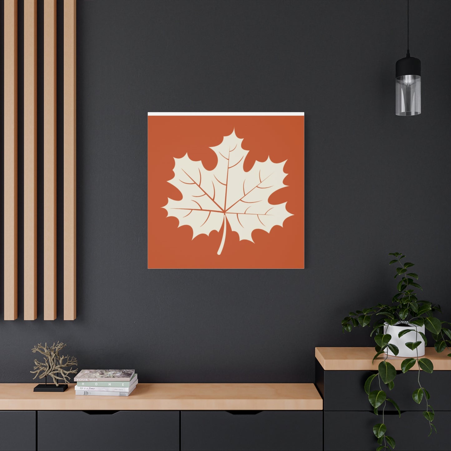 Autumn Themed Canvas Print, Thanksgiving Home Decor, Seasonal Wall Art, Fall Decor, Harvest Celebration Artwork