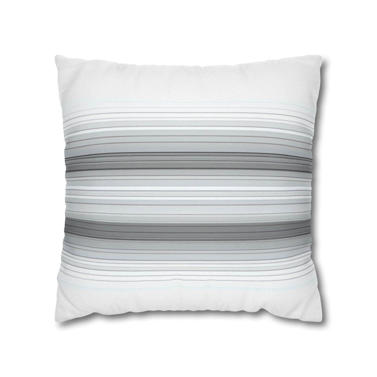 Elegant Striped Square Pillowcase, Cozy Home Decor, Living Room Accent, Minimalist Gift, Bedroom Accessory, Modern Cushion Cover