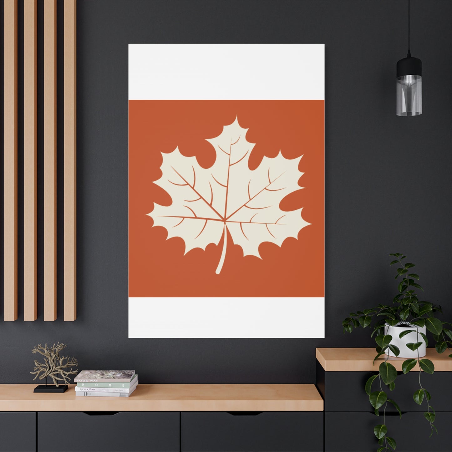 Autumn Themed Canvas Print, Thanksgiving Home Decor, Seasonal Wall Art, Fall Decor, Harvest Celebration Artwork